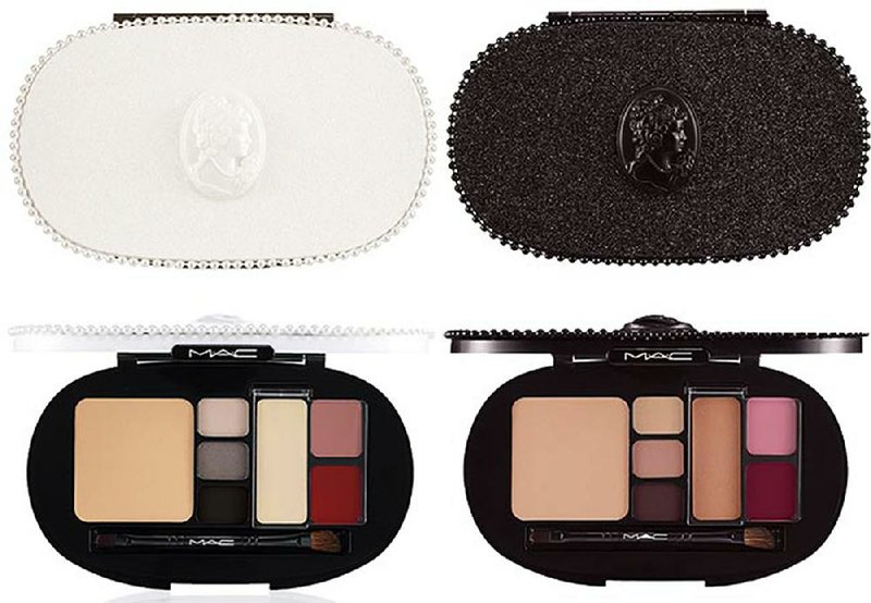 Mac Cosmetics’ glitzed-up holiday collection consists of face palettes, lip and eye care bags, eye shadow kits and more.