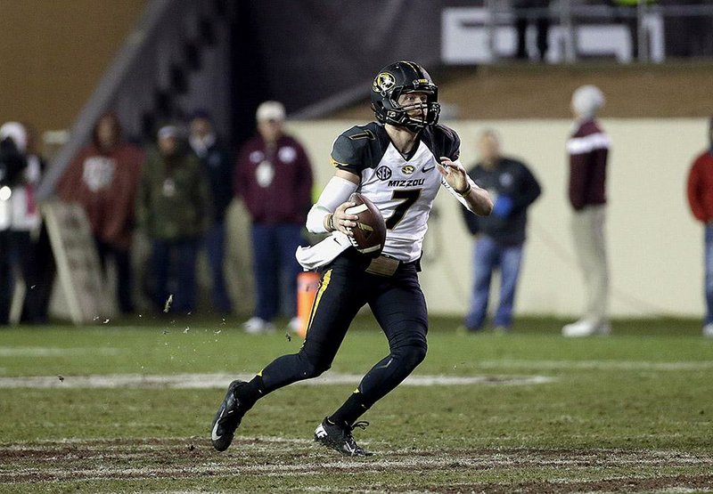 Missouri quarterback Maty Mauk has completed 53 percent of his passes and thrown for 1,784 yards and 19 touchdowns for the Tigers, who need a victory today against Tennessee to remain atop the SEC East standings.