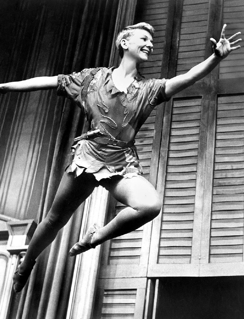 PETER PAN -- Mary Martin earned a Tony Award for best actress in a musical for her performance as the title character in the 1954 Broadway production of %u201CPeter Pan%u201D. --  Pictured: Mary Martin as Peter Pan -- (Photo by: NBC)
