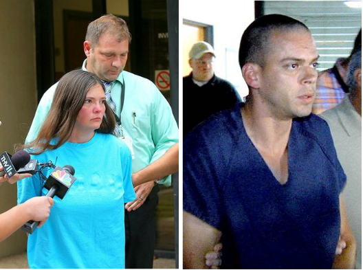 Wednesday the 33-year-old Arron Lewis (right) and his estranged wife,  Crystal Lowery, 41 (left), made their first Pulaski County Circuit Court appearance to answer charges that they kidnapped and killed Beverly Lownes Carter in September.