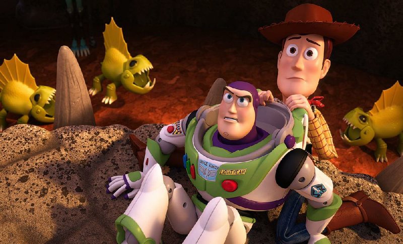 Toy Story That Time Forgot debuts at 7 p.m. Tuesday on ABC and features Tim Allen as the voice of Buzz Lightyear (left) and Tom Hanks as Woody.