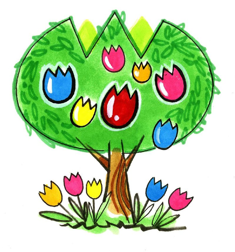 Arkansas Democrat-Gazette tulip tree illustration.