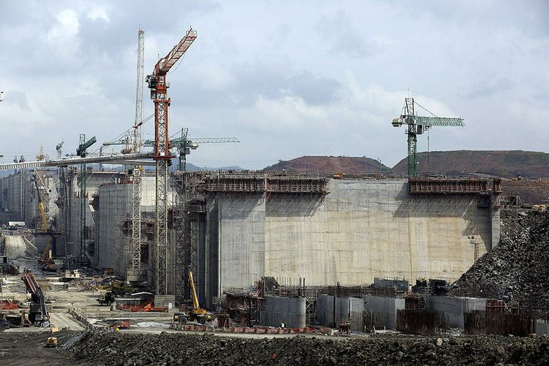 Construction is continuing on the expansion of the Panama Canal where billions of dollars are being spent on new ports and port improvements to accommodate larger ships that will begin using the canal in 2016.