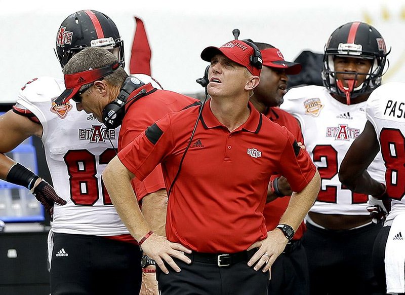 Arkansas State Coach Blake Anderson is more concerned with beating New Mexico State than worrying about a bowl game.