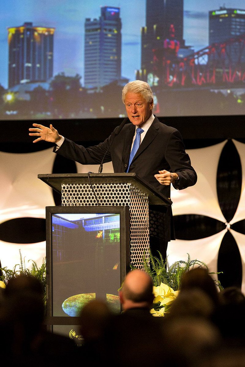 “We’re all going to have to be really creative about how we create an economy with enough shared prosperity to keep the whole consumer base going,” former President Bill Clinton said at Thursday’s meeting of the Little Rock Regional Chamber of Commerce. 