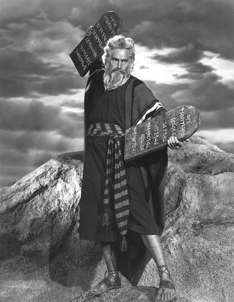 Forget the new Exodus movie opening Dec. 12. It can never beat Charlton Heston as Moses in the 1956 blockbuster The Ten Commandments.