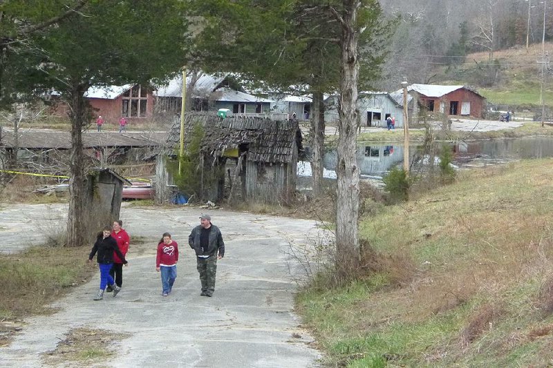 Thousands of people visited the former Dogpatch USA theme park property in Newton County in 2014. For many, it was the first time they'd been there since the park was open, which was from 1968 to 1993. 
(Arkansas Democrat-Gazette/Bill Bowden)