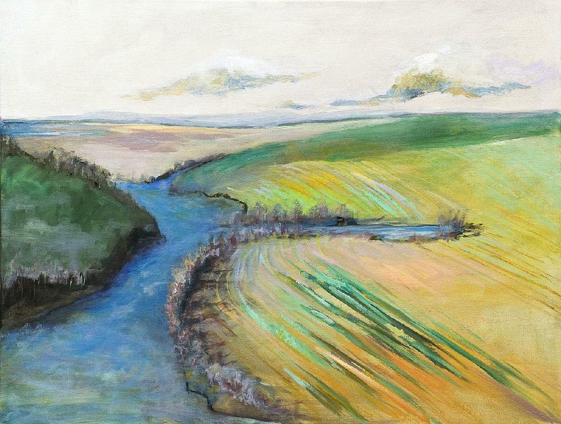Rebecca Thompson
"River Valley" 30x40 inches.
oil on linen