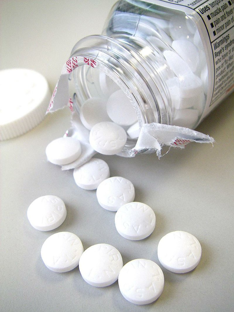 Arkansas Democrat-Gazette/CELIA STOREY
Aspirin pills to illustrate wire story 