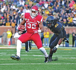 Hogs trying to re-establish running game in practice | Hot Springs ...