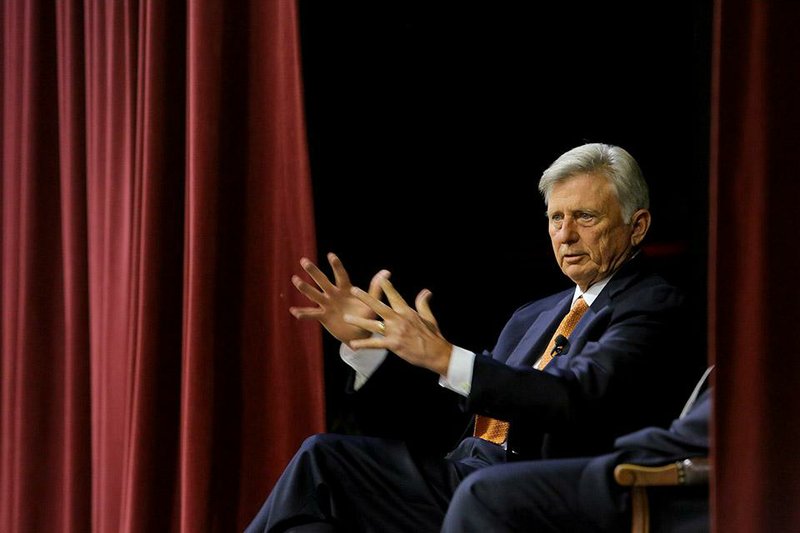 During an appearance at a Little Rock fundraiser Wednesday, Arkansas Gov. Mike Beebe faced questions about gay marriage. The governor said he still believes marriage is the union of one man and one woman but said he has modified his stance on civil unions for same-sex couples. 