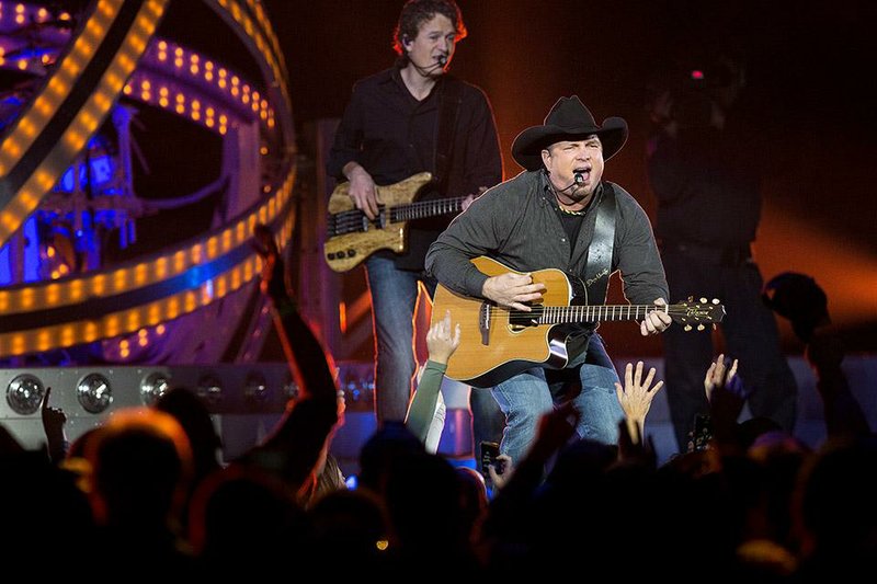 Arkansas Democrat-Gazette/MELISSA SUE GERRITS - 12/11/2014 -Garth Brooks performs Thursday night at Verizon Arena in North Little Rock. Brooks will perform two more nights at the arena
before continuing his national tour. More photos are available at arkansasonline.com/galleries