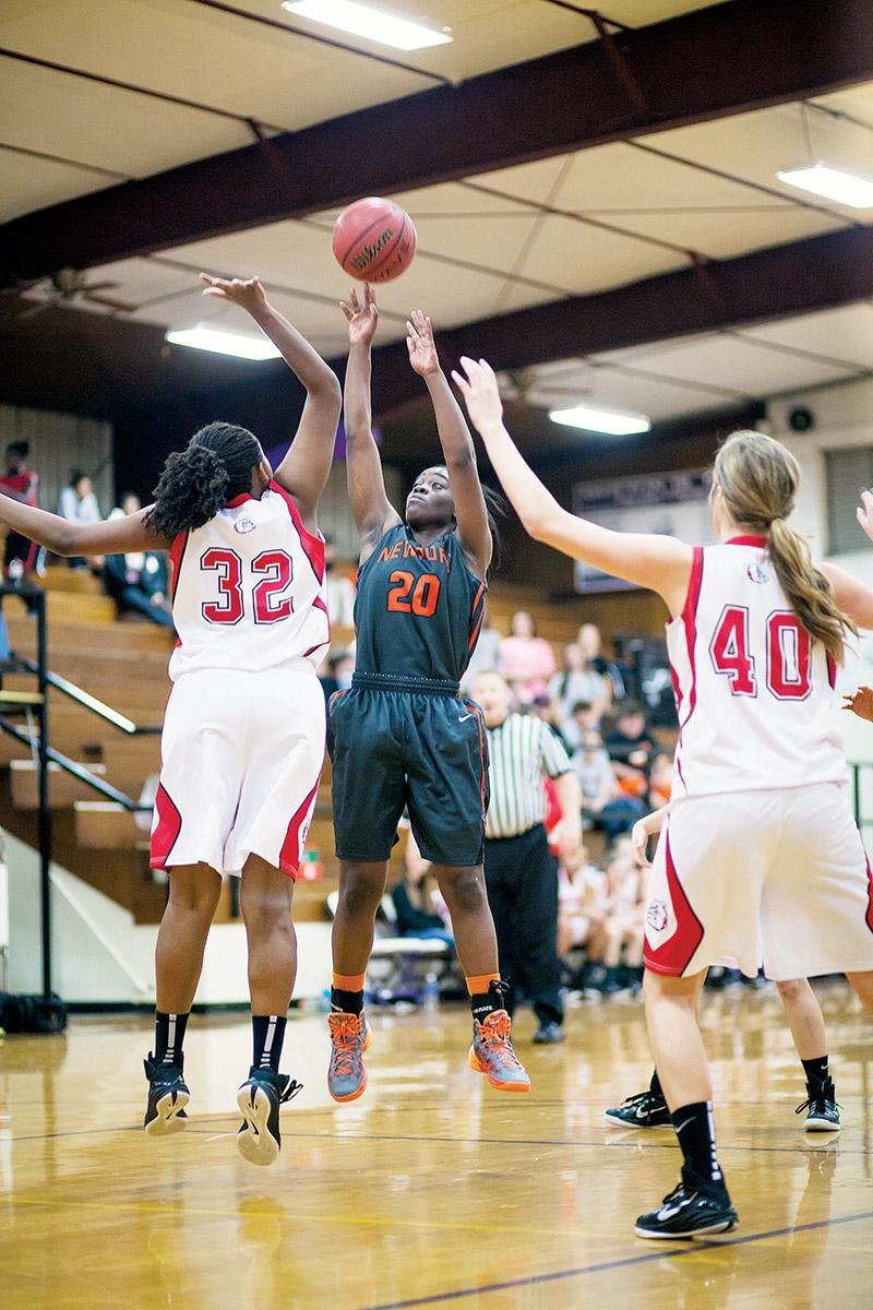 Newport Tuckerman senior girls basketball