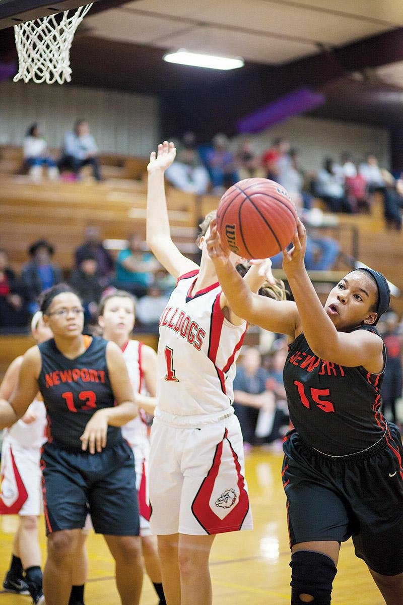 Newport Tuckerman senior girls basketball