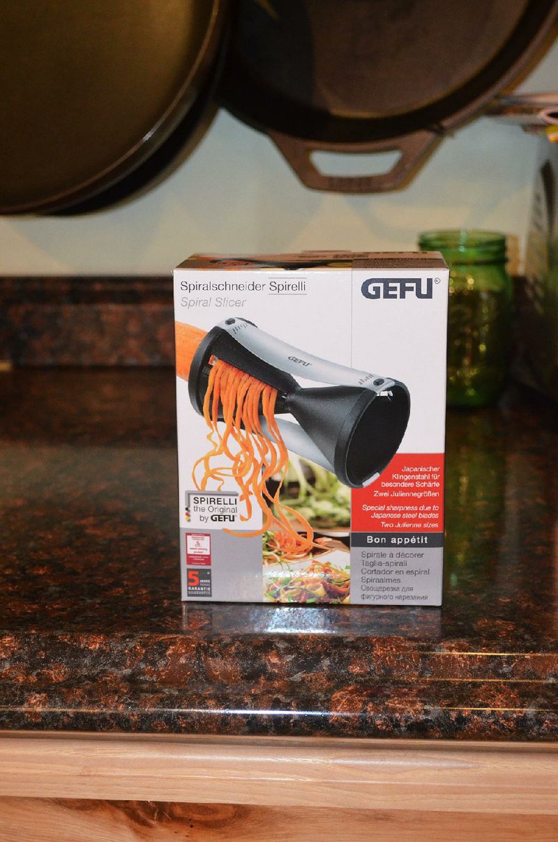 Vegetable “pasta” is easy to create with tools such as the Gefu Spirelli ($30).