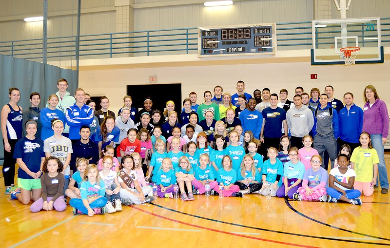 Courtesy of JBU Sports Information John Brown University recently hosted more than 60 Girl Scouts as part of the &#8216;Happy Healthy Holiday&#8217; through the NAIA&#8217;s Champions of Character initiative.