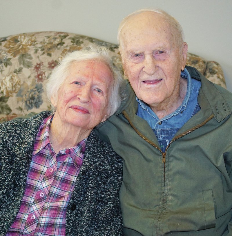 Photo by Randy Moll Doris and Loren Davis celebrated their 73rd wedding anniversary on Friday at their apartment complex in Gentry.