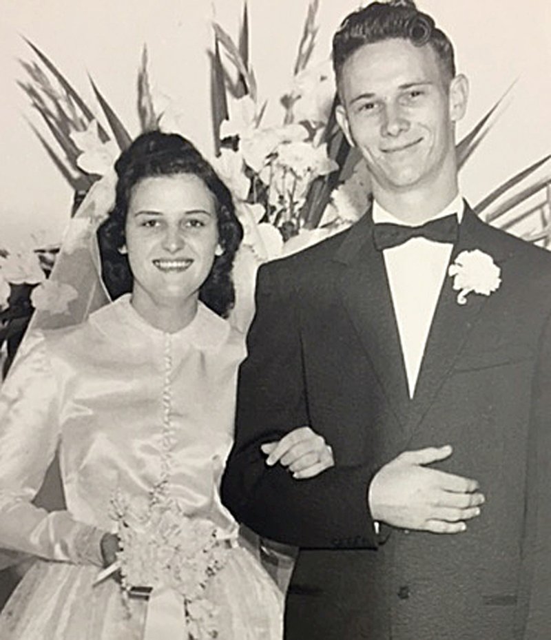 Mr. and Mrs. L.C. Barnett now and in 1954