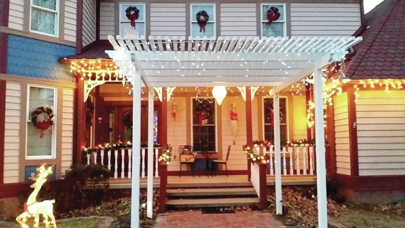 Submitted Photo Apple Crest Inn was the winner of the Gentry Chamber of Commerce Christmas decorating award for businesses.