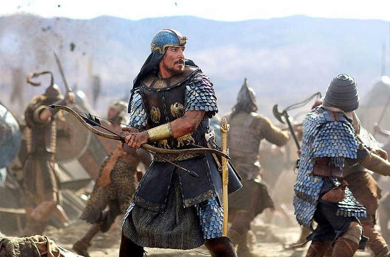 Christian Bale stars as Moses in Exodus: Gods and Kings. It came in first at last weekend’s box office and made about $24 million.