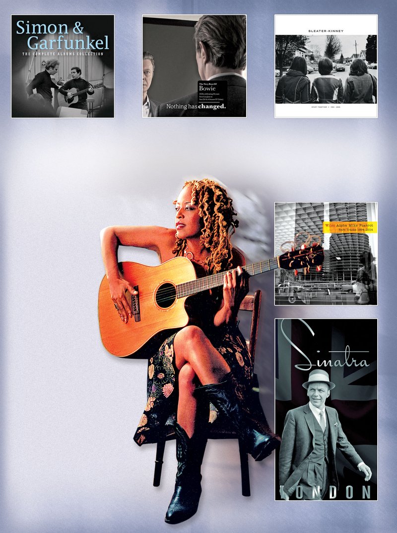 Soulful jazz singer Cassandra Wilson, a former Little Rock resident, is one of the featured artists on Uncompromising Expression, a five-CD boxed set on Blue Note. Arkansas Democrat-Gazette photo illustration.