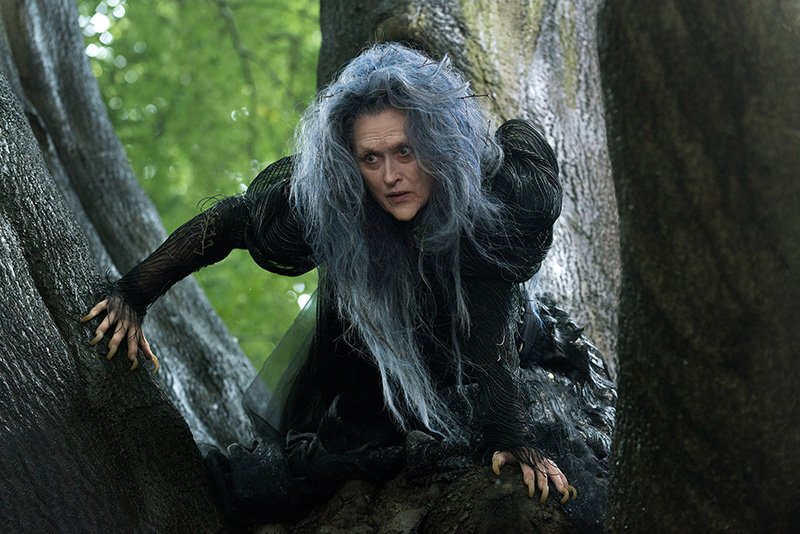  Meryl Streep as the witch in Into the Woods
