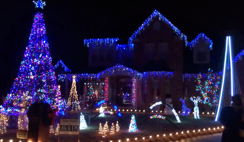 The Brighters' Christmas display in Conway features more than 80,000 lights.