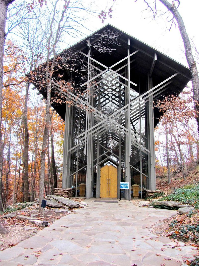 Thorncrown Chapel, opened in 1980, has been ranked by the American Institute of Architects as the fourth-best building of the 20th century. 