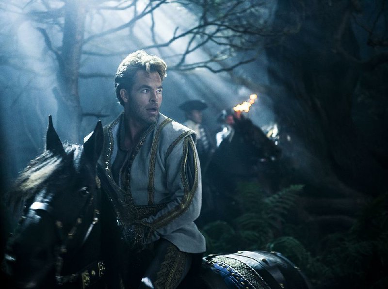 Chris Pine stars as Cinderella's Prince in Into the Woods, a modern twist on beloved fairy tales.