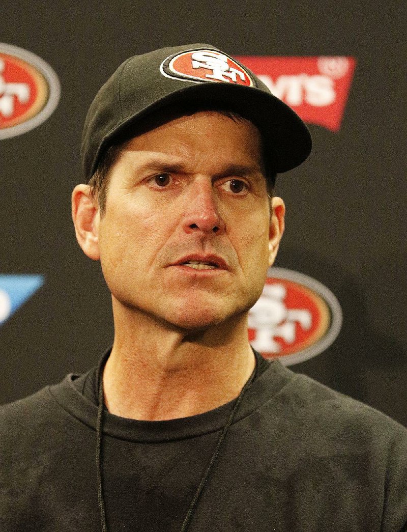 Its Official Harbaugh 49ers Split Northwest Arkansas Democrat Gazette 3664