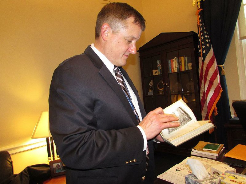 U.S. Rep. Bruce Westerman of Hot Springs said the Save American Workers Act of 2015 would be a boon for employers and employees.