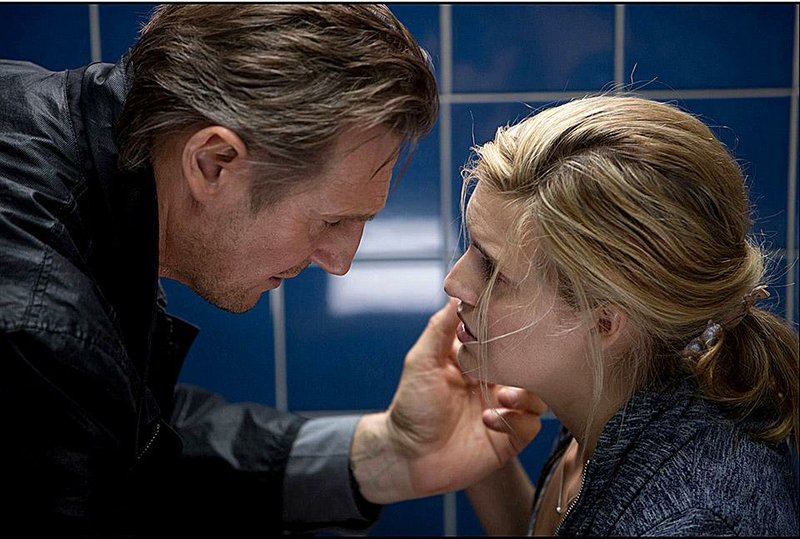 Liam Neeson and Maggie Grace play father and daughter in Taken 3. It came in first at last weekend’s box office and made about $39 million.