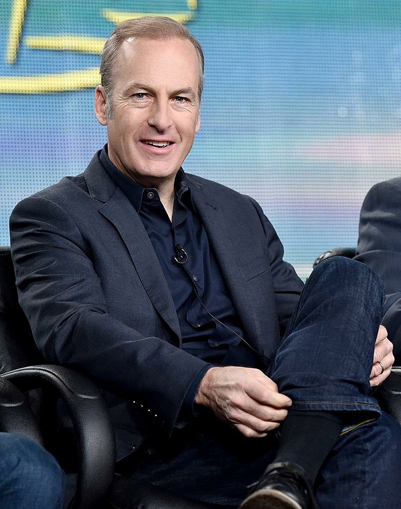 IMAGE DISTRIBUTED FOR AMC - Bob Odenkirk, of "Better Call Saul", speaks at AMC's winter TCA panel at the Langham Hotel  on Saturday, Jan. 10, 2015, in Pasadena, Calif. (Photo by John Shearer/Invision for AMC/AP Images)