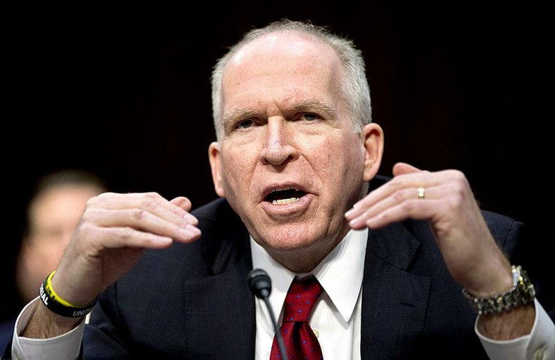 Former CIA Director John Brennan is seen in this 2015 file photo