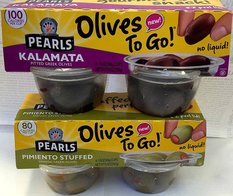 Arkansas Democrat-Gazette/JENNIFER CHRISTMAN
Musco Family Olive Co. Pearls: Olives to Go for Slim Pickings in ActiveStyle.
