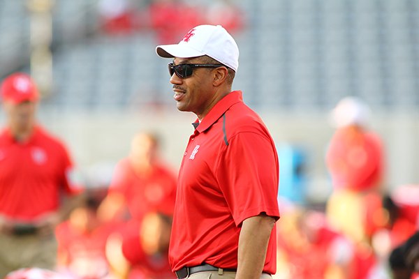 Vernon Hargreaves was hired as Arkansas' linebackers coach on Jan. 20, 2015 after spending two seasons at Houston. 