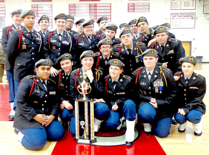 ROTC Drill Team Wins First Place At Nevada Meet