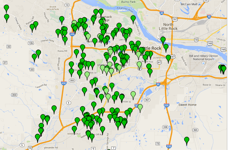 Little Rock police say burglaries in the city are up more than 75 percent through the first 19 days of the year over the same period in 2014.