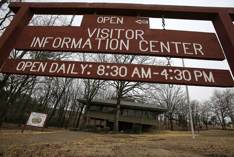 Arkansas Democrat-Gazette/STATON BREIDENTHAL --1/22/15-- The North Little Rock Visitors Bureau Information Center in Burns Park welcomed about 5 percent more visitors in 2014 than in the previous year.