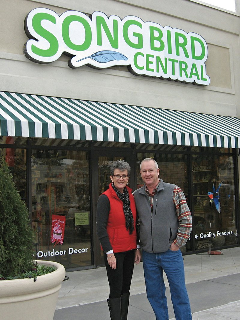 Submitted photo CELEBRATING 15 YEARS: Owners Phyllis and Bruce Phillips welcome the public to Song Bird Central, at 252 Cornerstone Blvd., on Friday and Saturday to help celebrate 15 years in Hot Springs.