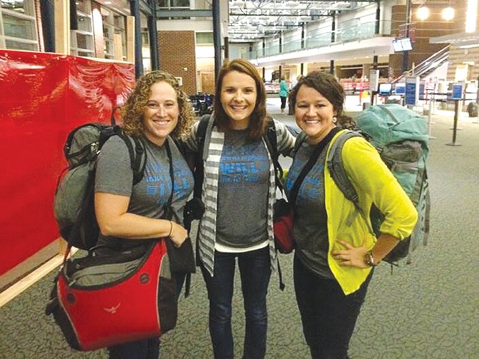 Kelly Yates, Paige Funkhouser and Nicole Atchley La Ferney traveled to Guatemala last fall as part of a locally funded trip to bring therapy, education and love to poverty-stricken children with special needs and their caregivers.