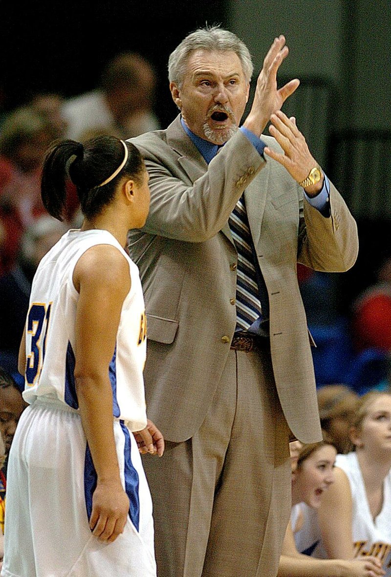 Guy-Perkins Coach John Hutchcraft, who has led the Lady Thunderbirds to nine appearances in the state championship game, will serve as a coach in the 2015 McDonald’s All-American Game in Chicago. 