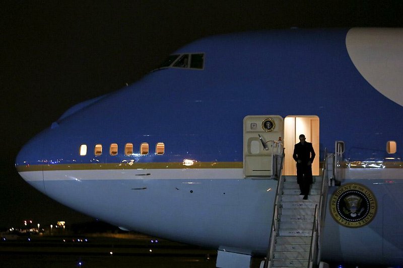 President Barack Obama arrives Thursday evening in Philadelphia for a speech to the House Democratic Issues Conference. 