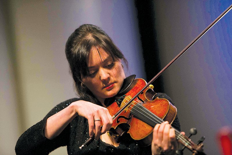 Winona Fifield, concertmaster of the Symphony of Northwest Arkansas, will perform the solos for violin in Rimsky-Korsakov’s “Scheherazade” in a concert Saturday at the Walton Arts Center. 