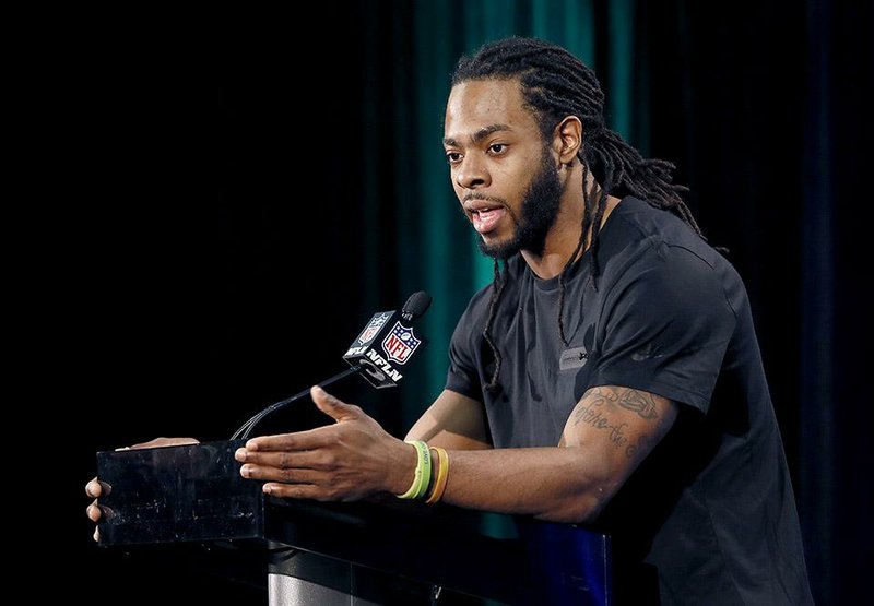 Seattle defensive back Richard Sherman might have a tough decision to make if his girlfriend goes into labor with their child earlier than the two anticipated. 