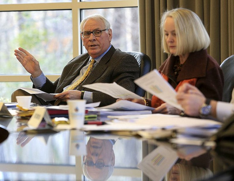 Independent Citizens Commission Vice Chairman Chuck Banks and commission member Barbara Graves backed raises for elected officials Friday. Graves called officials’ current pay an “embarrassment.” 
