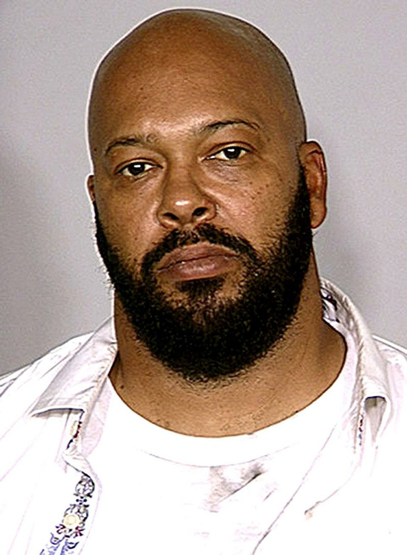 Marion “Suge” Knight, the former chief executive of Death Row Records, was arrested in West Hollywood on Friday on suspicion of murder.