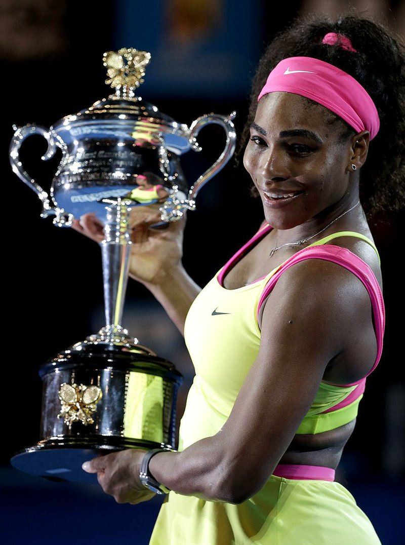 Serena Williams won her 19th grand slam title Saturday when she defeated Maria Sharapova 6-3,7-6 in the Australian Open. The victory was Williams’ 16th consecutive over Sharapova.