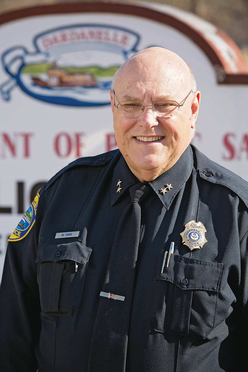 Dardanelle Police Chief Montie Sims started his career in law enforcement when he was 21 years old as city marshal in London, his hometown. After stints with the Yell County Sheriff’s Department and the Morrilton Police Department, he became police chief in 1984. “My kids ask, ‘Are you going to stay there forever?’” said Sims, 63. “My answer a lot of times is, ‘If they don’t run me off, I am,’” he said, laughing.