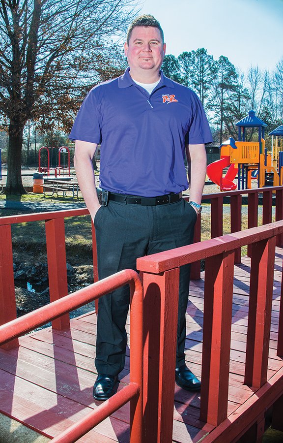 Mike Parsons, shown here at Yancey Park in Searcy, recently became the new director for the Searcy Parks and Recreation Department following the retirement of Brian Smith. Parsons has served in the department for 10 years and is eager to follow in Smith’s footsteps.
